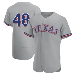 Texas Rangers Men's Jacob deGrom Road Jersey - Gray Authentic
